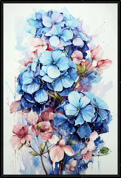 Картина Гортензии №90