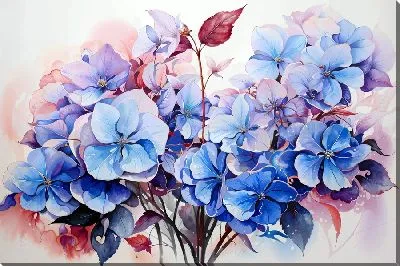 Картина маслом Гортензии №95