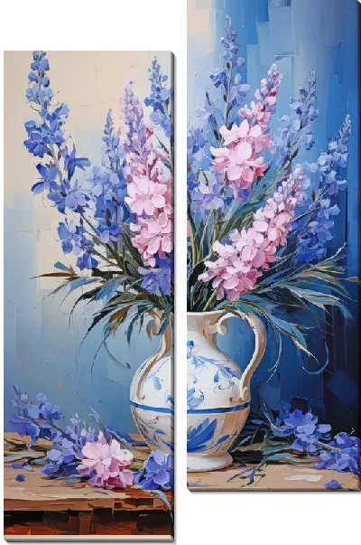 Модульная картина Букет цветов лаванды №24