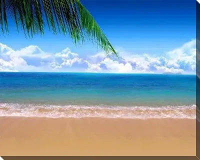 Картина маслом Золотой пляж (Gold_beach)