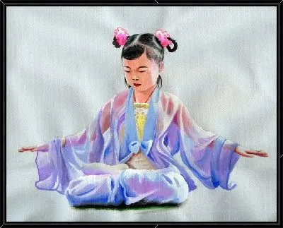 Картина Медитирующая девочка (Girl meditate)