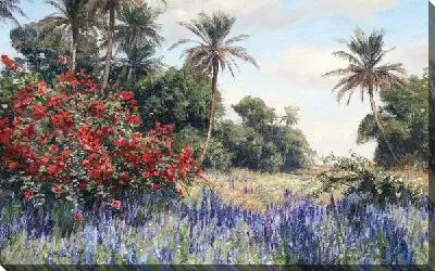 Картина Пейзаж с лавандой (Landscape with Lavender)