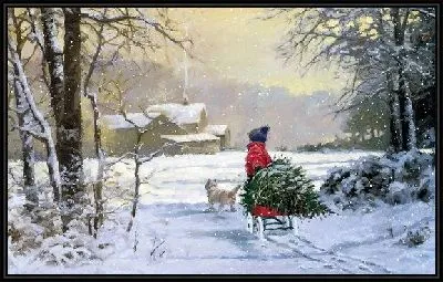 Картина Зимний пейзаж (Winter landscape) №5