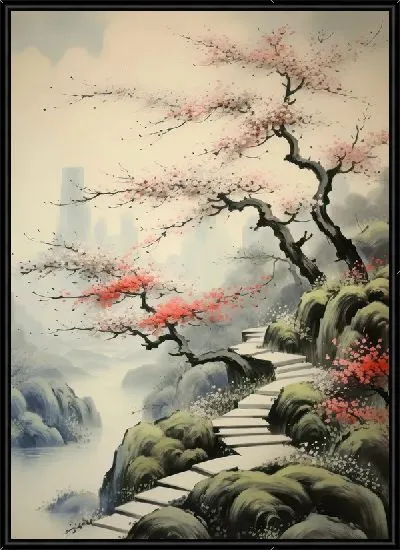 Картина Японская сакура №4