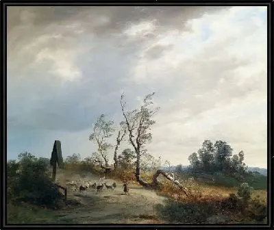 Картина Возвращение домой перед грозой (Returning Home before an Approaching Storm)