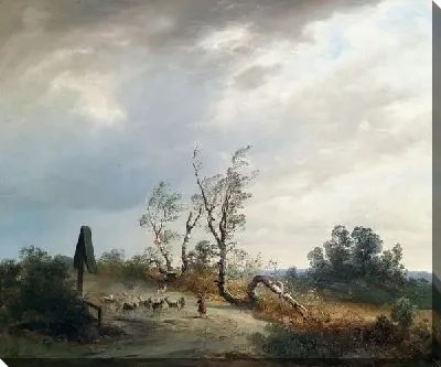 Картина Возвращение домой перед грозой (Returning Home before an Approaching Storm)