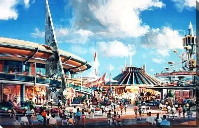 Картина маслом Парк развлечений (Amusement Park)