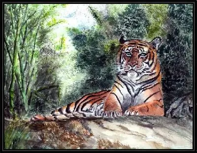 Картина Тигр (Tiger) №2