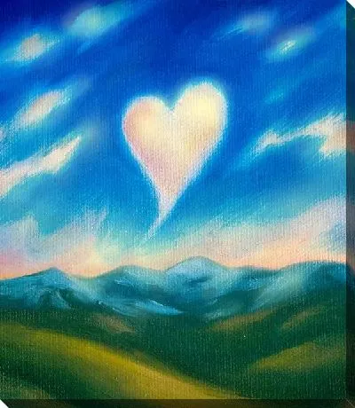 Картина маслом Сердце (Heart)