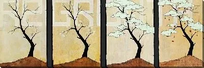 Картина маслом Деревья (Trees) №4