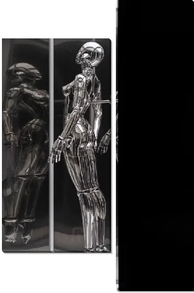 Модульная картина Киборг