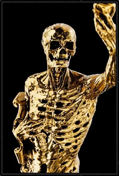 Картина Золотой скелет