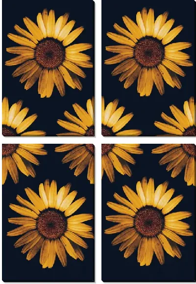 Модульная картина 7 подсолнухов