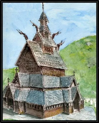 Картина Церковь (Church) №2
