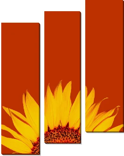Модульная картина Подсолнух №122