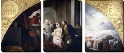 Картина Толкование сна Патриция Иоанна папой Либерием (The interpretation of a dream, Patricia Pope John Liberia)