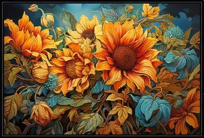 Картина Подсолнухи №250