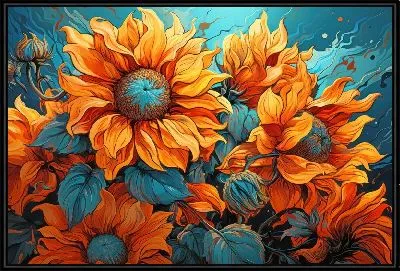 Картина Подсолнухи №270