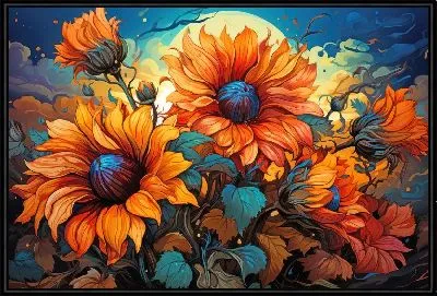 Картина Подсолнухи №271