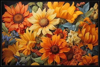 Картина Подсолнухи №273