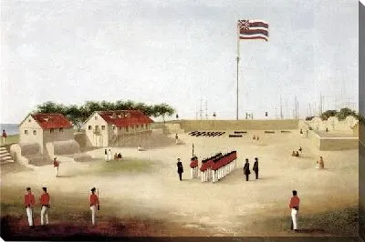 Картина маслом Вид форта (View of the fort)