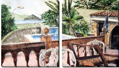 Модульная картина Веранда (Terrace)