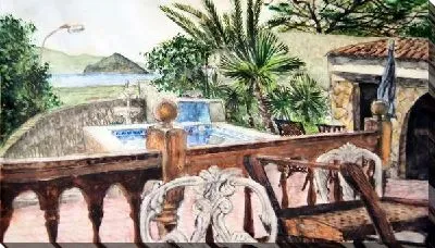 Картина маслом Веранда (Terrace)