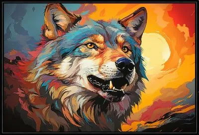 Картина Арт волк №32