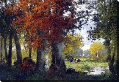 Картина Лесная полянка с женщинами (Forest Clearing with Women)