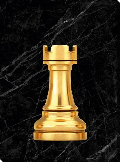 Постер Золотая ладья в шахматах