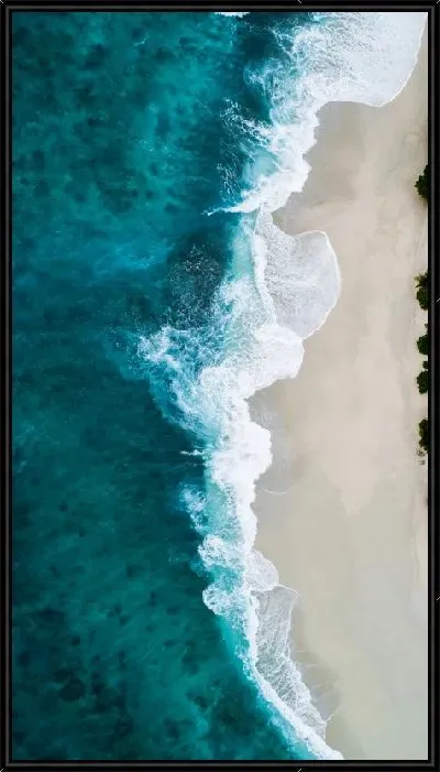 Картина Волны на песчаном побережье