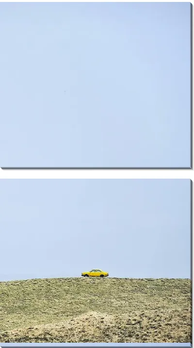 Модульная картина Такси на горе