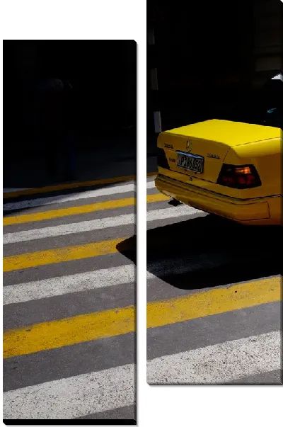 Модульная картина Такси и переход