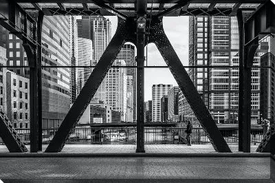 Пешеходный переход в Чикаго