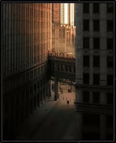 Картина Городской пейзаж Чикаго