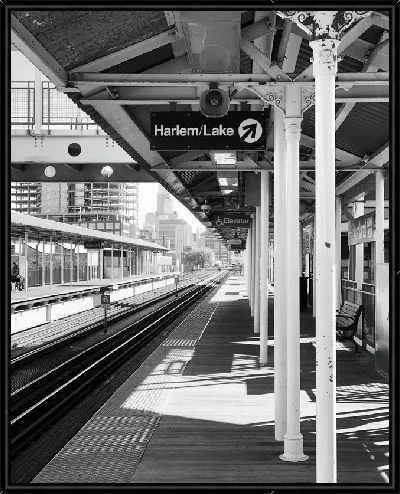 Картина Станция метро в Чикаго