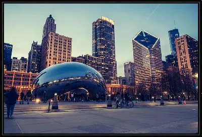 Клауд-Гейт - скульптура капли в Чикаго