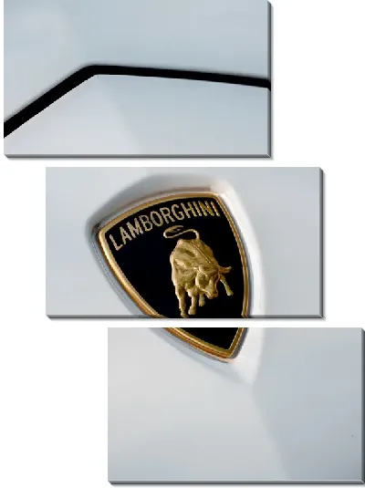 Модульная картина Значок Ламборгини