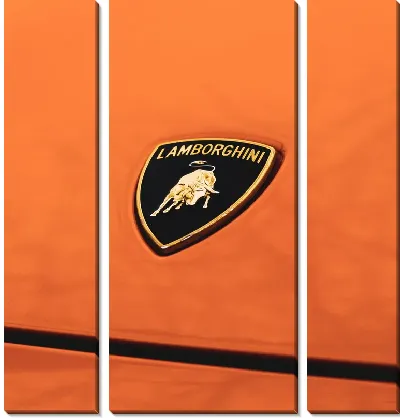 Модульная картина Эмблема Ламборгини №2