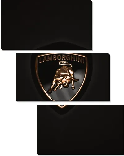 Модульная картина Эмблема Ламборгини №4