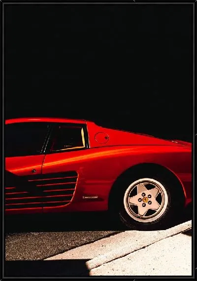 Картина Красный Феррари №1