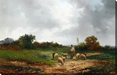 Картина маслом Пастух (Shepherd)