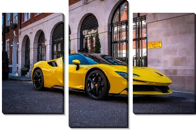 Желтый Феррари