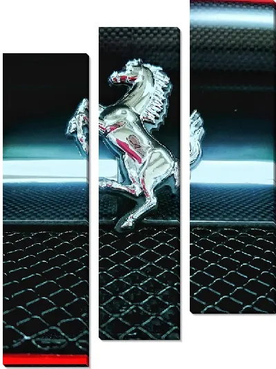 Модульная картина Логотип Феррари