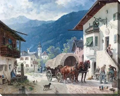 Картина Остановка (Stopping)