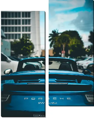 Модульная картина Порше №104