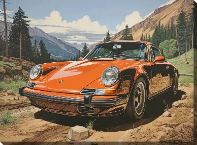 Картина маслом Porshe №3