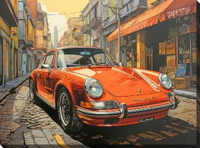 Картина маслом Porshe №4