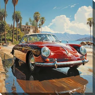 Картина маслом Porshe №6