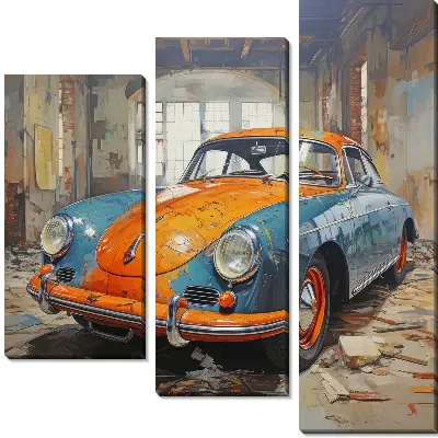 Модульная картина Porshe №10